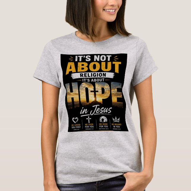 Hopp I Jesus T-shirt  (Framsida)