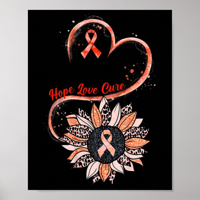 Hopp Kärlek Botemedel Fighter Sunflower Rsd Crps M Poster (Framsidan)