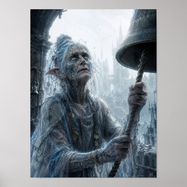 Hopp / Klockringare / Tyst Katedral Poster (Framsidan)