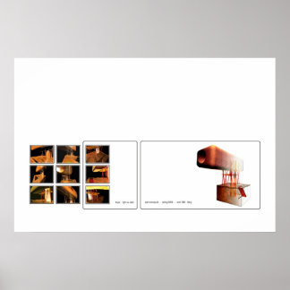 hopp: light vs mörk poster