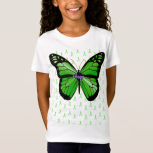 Hopp Limegrön Fjäril Lyme-sjukdom Medvetenhet T Shirt