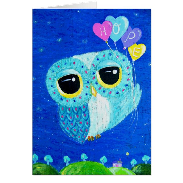 Hopp lyfter mig Higher Hälsningskort (Framsidan)