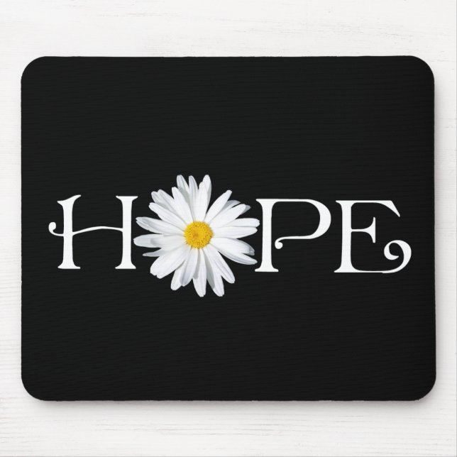 Hopp Mousepad för anpassadeShasta daisy Musmatta (Framsidan)