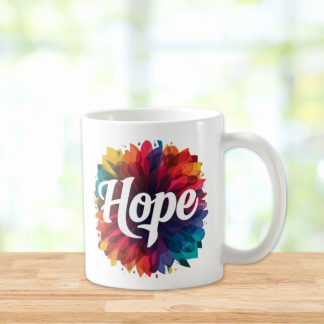 Hopp-mugg - Inspirerande Hopp Kaffe Kopp - (HOPE)