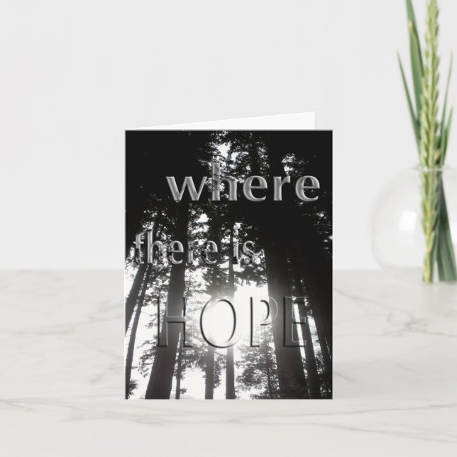 Hopp Notecard Kort (Framsida)