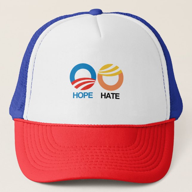 HOPP (Obama) vs. HAT (trumf) Keps (Framsida)