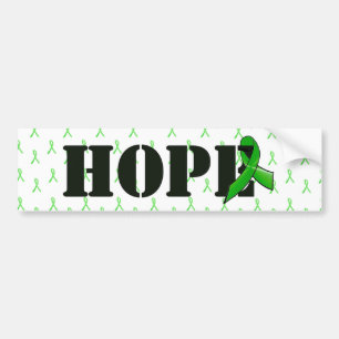 Hopp och Lyme-sjukdom medvetenhet band Bildekal