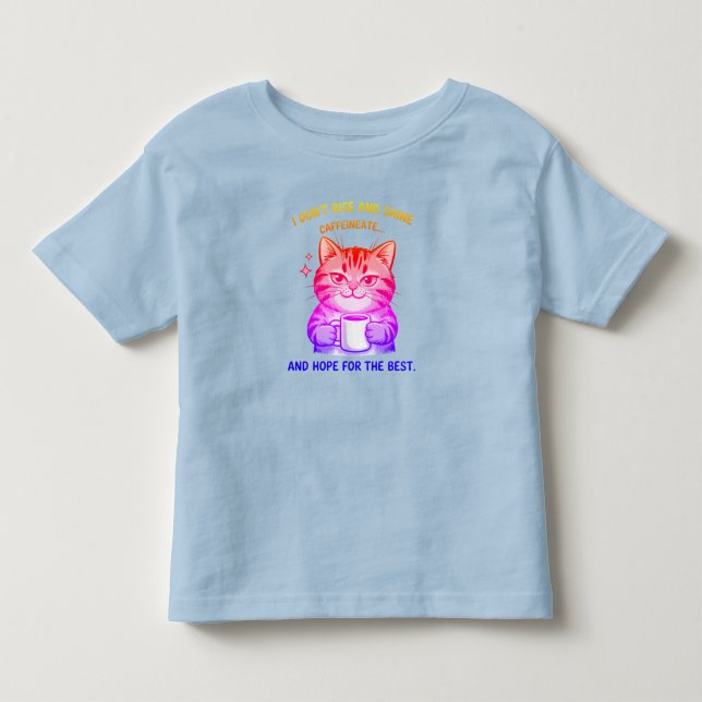 Hopp Om Bästa Katt Humor T Shirt (Framsida)