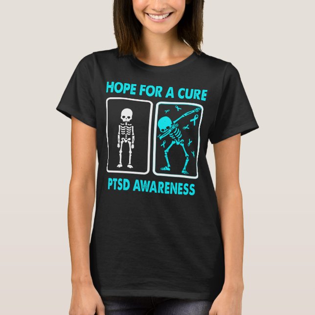 Hopp om en ren PTSD-MEDVETENHET T Shirt (Framsida)