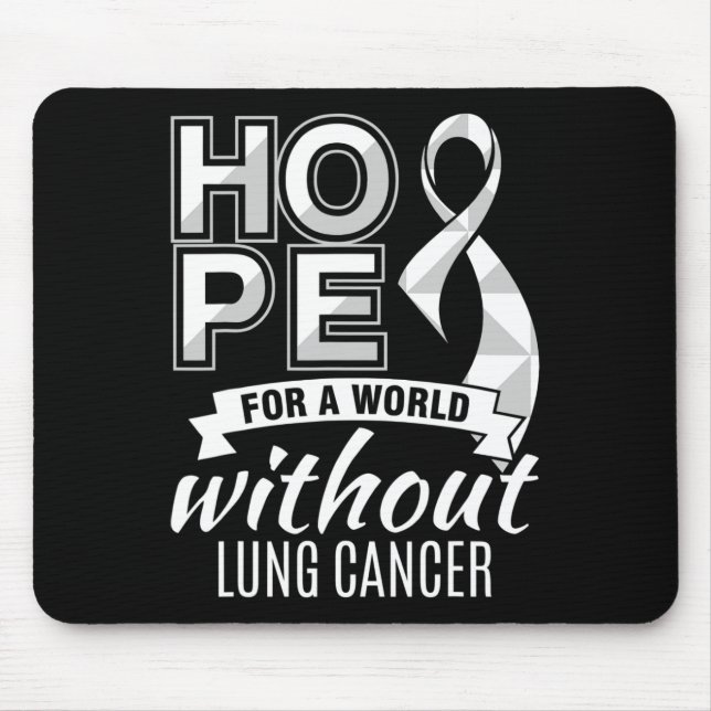 Hopp om en värld utan lungcancer musmatta (Framsidan)