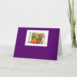 hopp om ett starkt hälsningskort kort