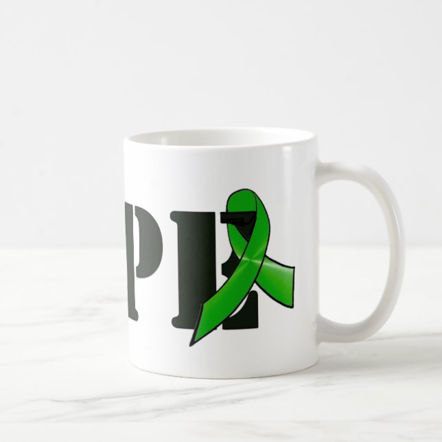 Hopp om Lyme-sjukdom medvetenhet Mug Kaffemugg (Höger)
