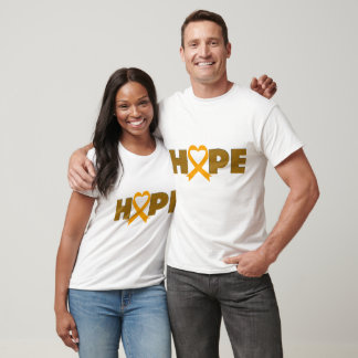HOPP/ ORANGE RIBBON/ MEDVETENHET/ UNISEX T SHIRT