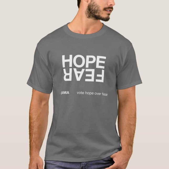 Hopp över skräck (den mörka skjortan) tee shirt (Framsida)