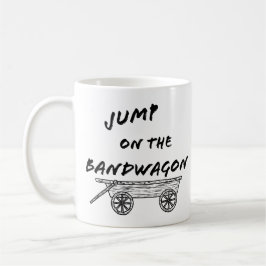 Hopp på orkestervagnen kaffemugg