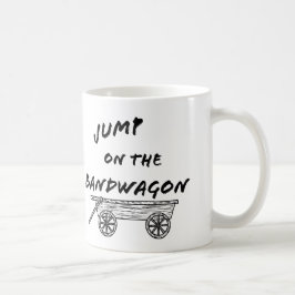Hopp på orkestervagnen kaffemugg