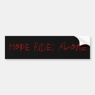 Hopp rider bara bildekal