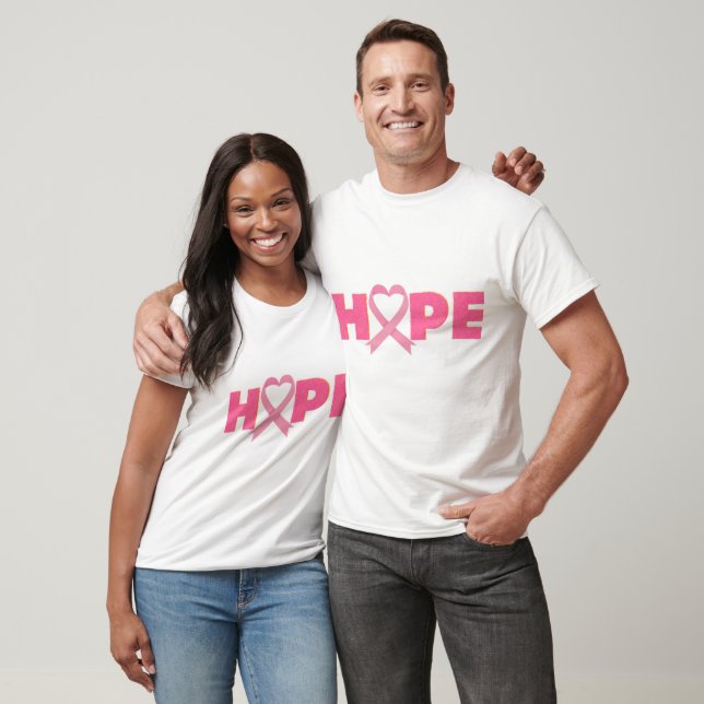 HOPP/ ROSA RIBBON/ MEDVETENHET/ UNISEX T SHIRT (Unisex)