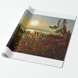 Hopp sjö Wisconsin som slår in papper Presentpapper
