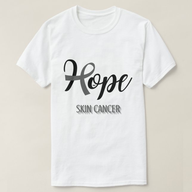 HOPP/SKINCANCER/UNISEX T SHIRT (Design framsida)