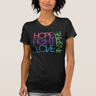 Hopp slagsmål, kärlek, inspirerar t-shirt