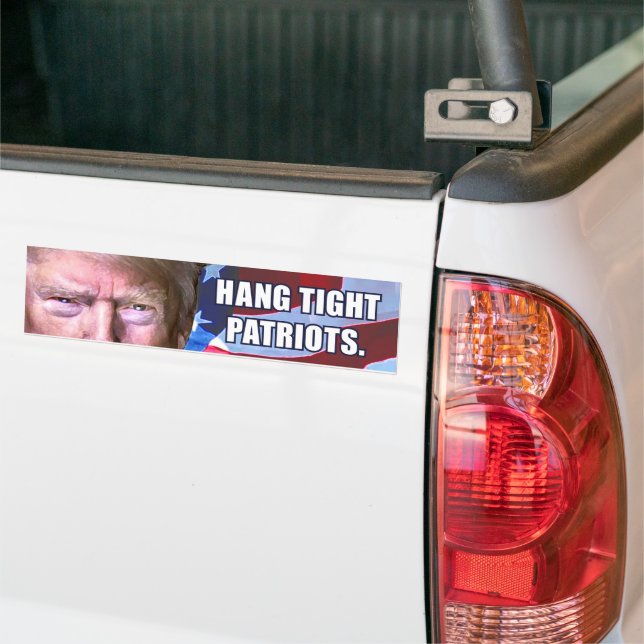 Hopp Tight Patriots Trump Bumper Sticker Bildekal (På lastbil)