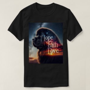 Hopp Tro Kärlek Newf T Shirt
