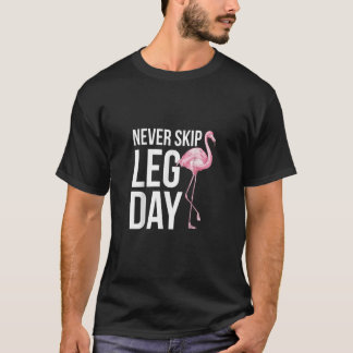 Hoppa aldrig över bendagen Funny Quote Animal Flam T Shirt