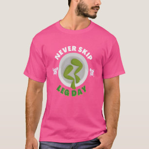 Hoppa aldrig över blydagen Frogleg Frog Gigging Fr T Shirt