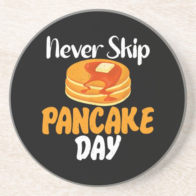 Hoppa aldrig över Pancake Day Underlägg (Framsidan)