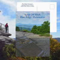 Hoppa av Sten Blue Ridge Mountains NC-fotografi