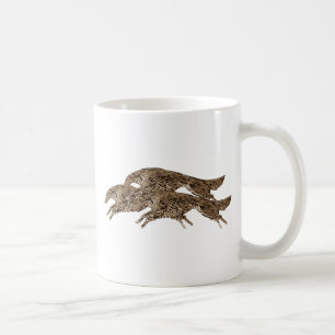 Hoppa borzoien kaffemugg