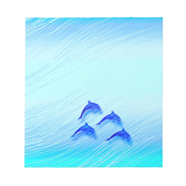 hoppa delfiner anteckningsblock (Framsida)