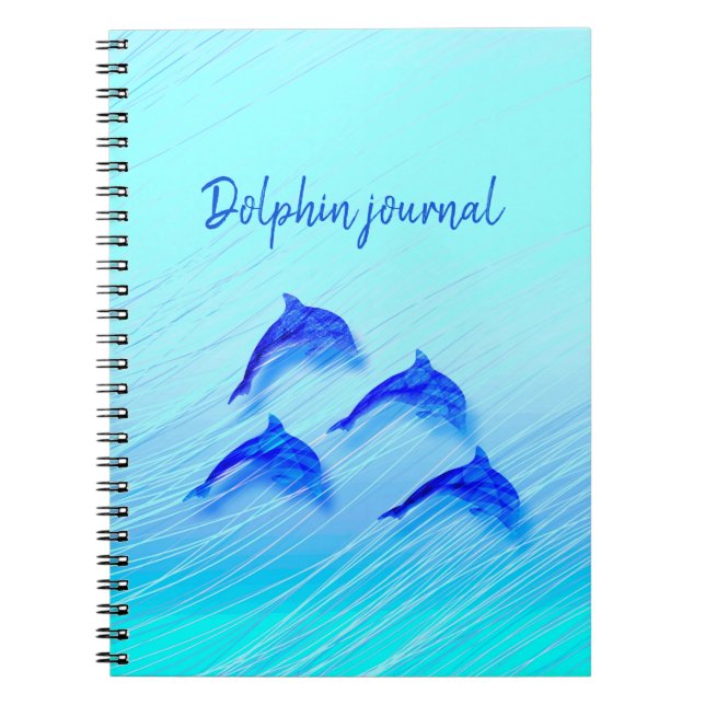 hoppa delfiner anteckningsbok (Framsidan)