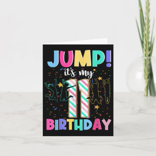 Hoppa Det är min 11-årsdag Tröja 11 år gammal hopp Kort