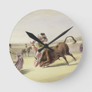 Hoppa eller Saltaen Tras Cuernos, 1865 Rund Klocka