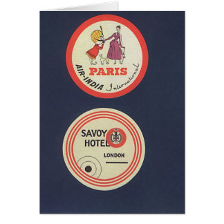 Hoppa för hotell hälsningskort