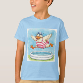 Hoppa in i Bassäng, Anka i en Stripe-dräkt av T Shirt