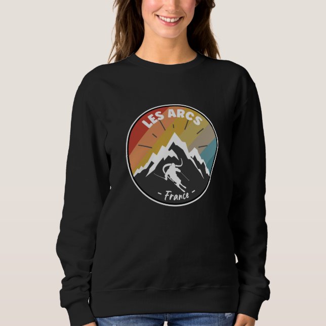 Hoppa in i Frankrike Les Arcs T Shirt (Framsida)