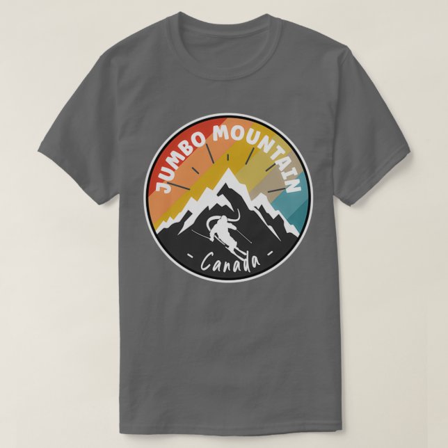 Hoppa in i Jumbo Mountain Canada T Shirt (Design framsida)