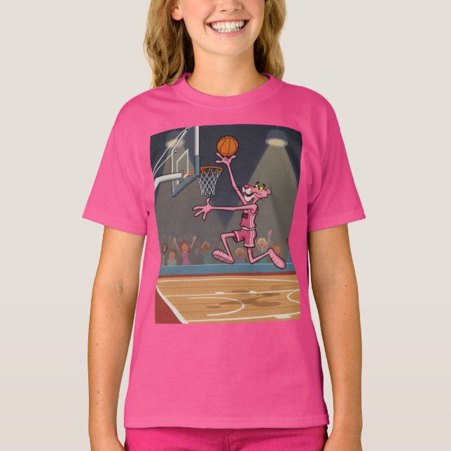 Hoppa in i kul med Rosa Pantern T Shirt (Framsida)