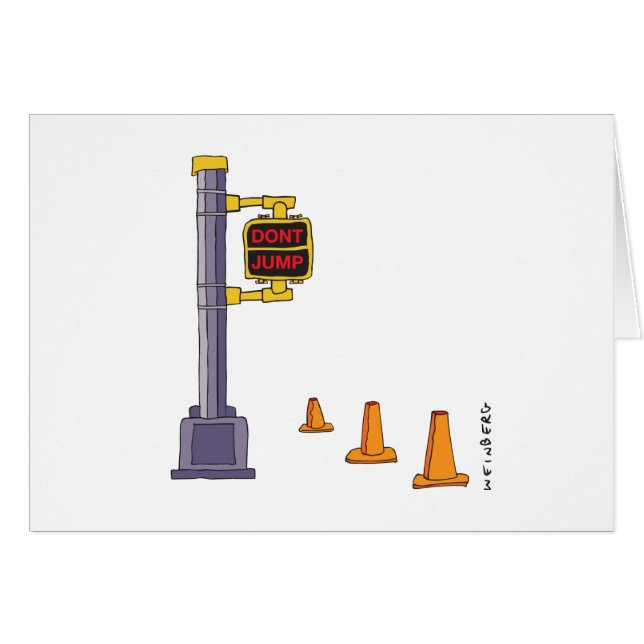 Hoppa inte OBS kort (Framsidan Horizontal)