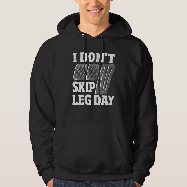 Hoppa Inte Över Ben-dagen Stickskevt Fordon   Manu Hoodie (Framsida)