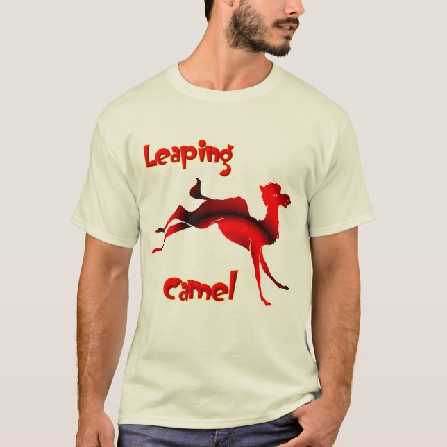 hoppa kamelt-skjortor tee (Framsida)
