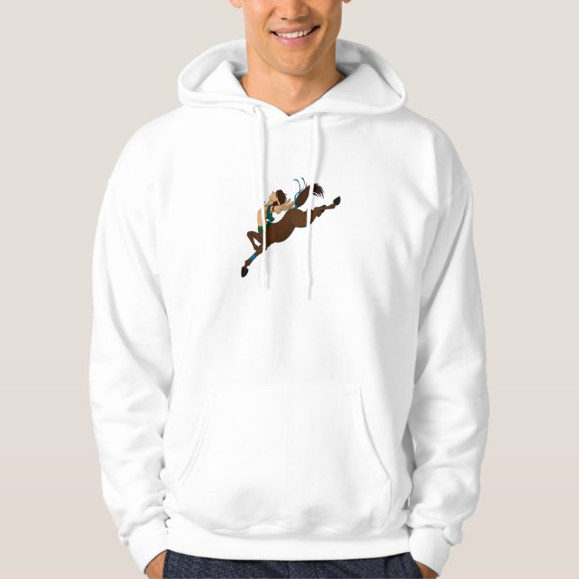 Hoppa kentaurhoodien sweatshirt med luva (Framsida)