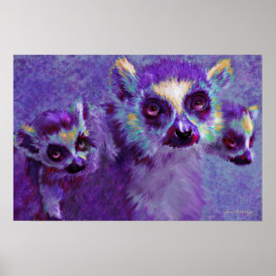 hoppa lemurs poster