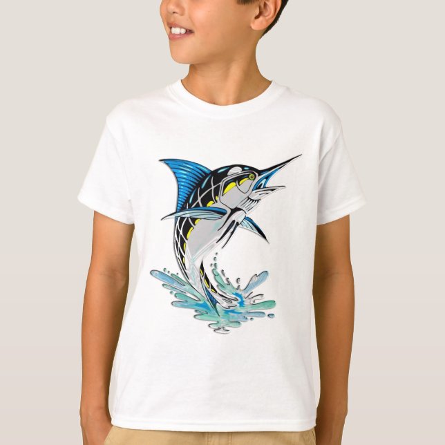 Hoppa marlinen tee shirt (Framsida)