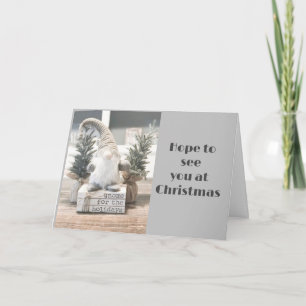 **HOPPA OM DU VILL SE DIG I CHRISTMAS** HELGKORT