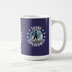 Hoppa över är min supermakt kaffemugg