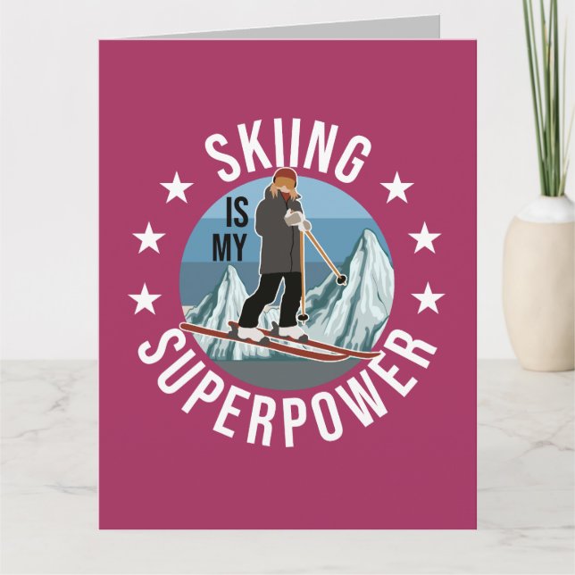 Hoppa över är min supermakt kort (Framsida)